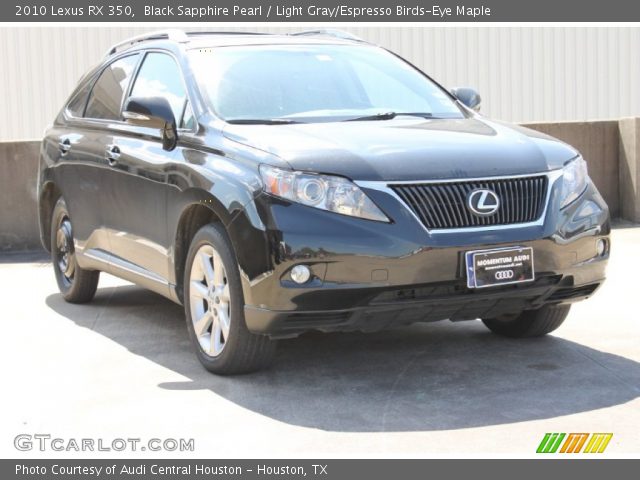 2010 Lexus RX 350 in Black Sapphire Pearl
