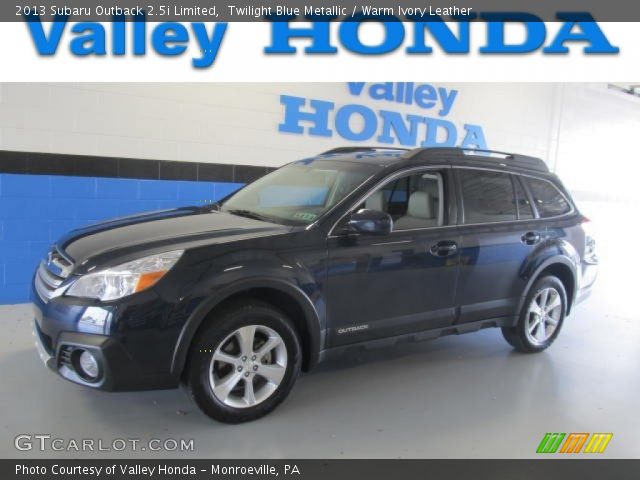 2013 Subaru Outback 2.5i Limited in Twilight Blue Metallic