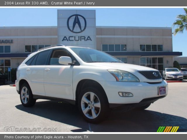 2004 Lexus RX 330 AWD in Crystal White Pearl