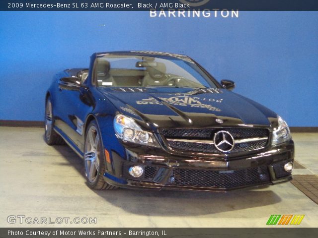 2009 Mercedes-Benz SL 63 AMG Roadster in Black