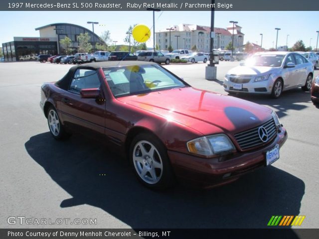 1997 Mercedes-Benz SL 500 Roadster in Ruby Red Metallic