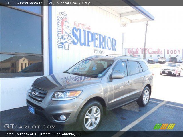 2012 Hyundai Santa Fe SE V6 in Mineral Gray