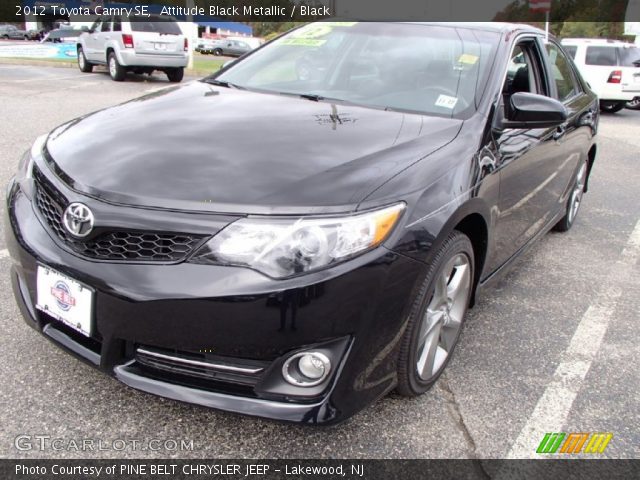 2012 Toyota Camry SE in Attitude Black Metallic