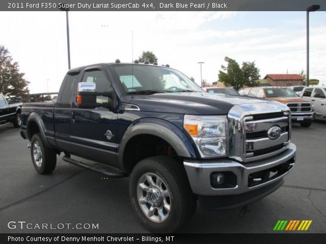 2011 Ford F350 Super Duty Lariat SuperCab 4x4 in Dark Blue Pearl