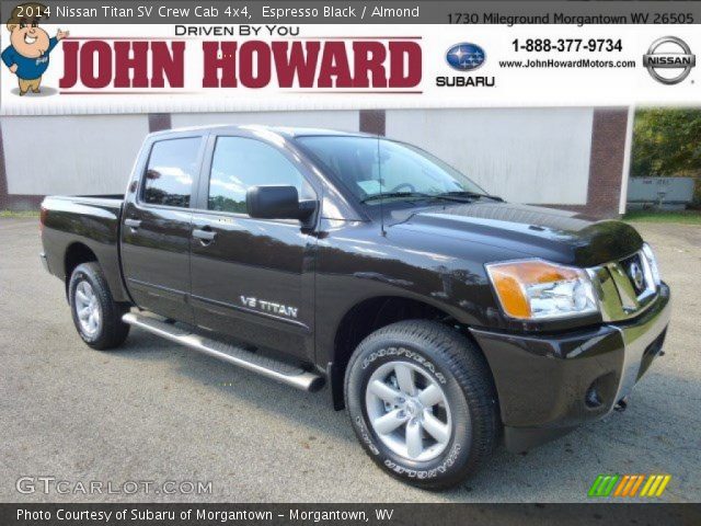 2014 Nissan Titan SV Crew Cab 4x4 in Espresso Black