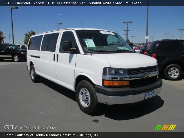 2013 Chevrolet Express LT 3500 Passenger Van in Summit White