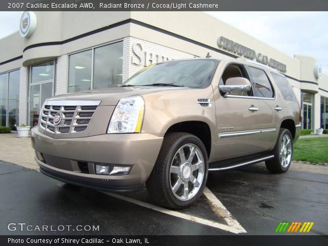 2007 Cadillac Escalade AWD in Radiant Bronze