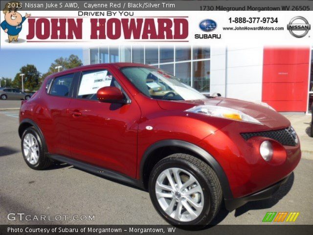 2013 Nissan Juke S AWD in Cayenne Red