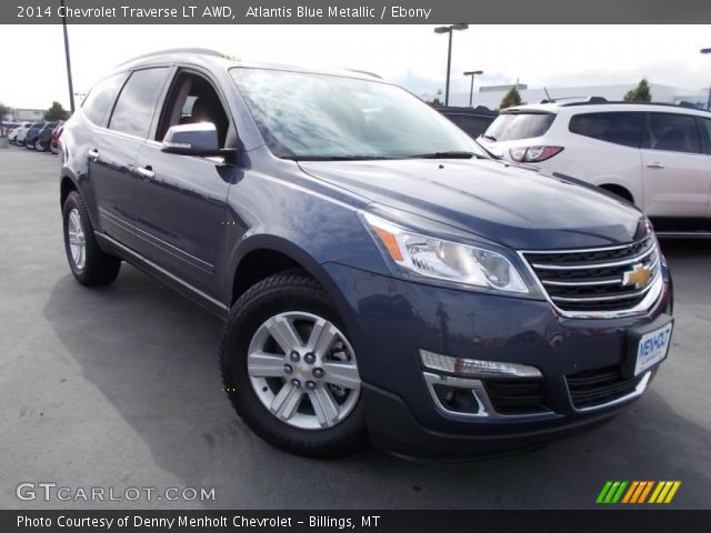 2014 Chevrolet Traverse LT AWD in Atlantis Blue Metallic