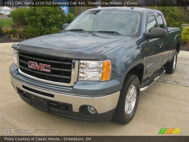 2011 GMC Sierra 1500 SLE Extended Cab 4x4 in Stealth Gray Metallic