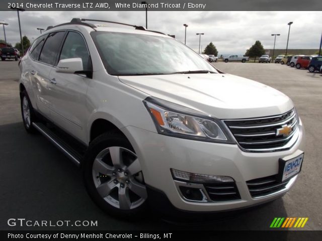 2014 Chevrolet Traverse LTZ AWD in White Diamond Tricoat