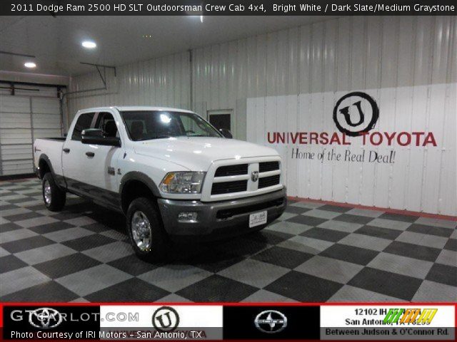 2011 Dodge Ram 2500 HD SLT Outdoorsman Crew Cab 4x4 in Bright White