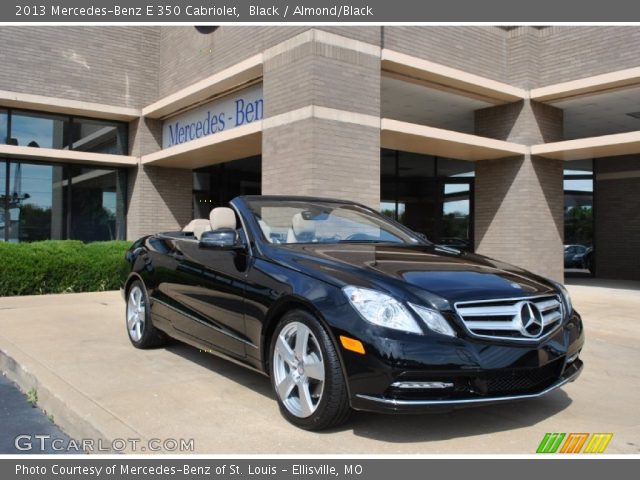 2013 Mercedes-Benz E 350 Cabriolet in Black