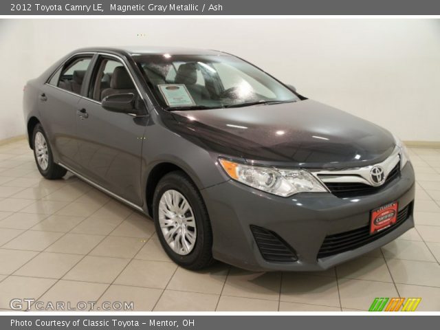 2012 Toyota Camry LE in Magnetic Gray Metallic