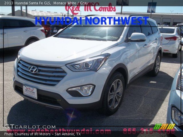 2013 Hyundai Santa Fe GLS in Monaco White