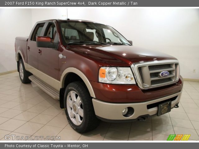 2007 Ford F150 King Ranch SuperCrew 4x4 in Dark Copper Metallic