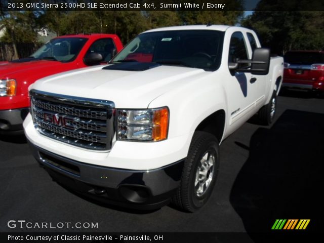 2013 GMC Sierra 2500HD SLE Extended Cab 4x4 in Summit White