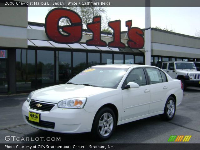 2006 Chevrolet Malibu LT Sedan in White