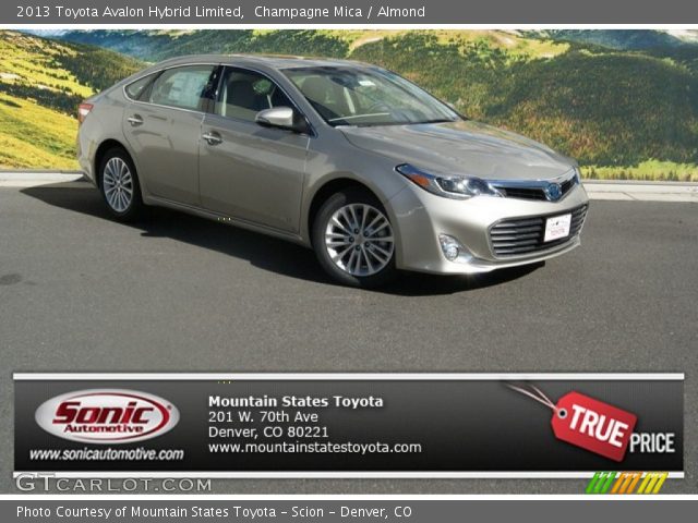 2013 Toyota Avalon Hybrid Limited in Champagne Mica