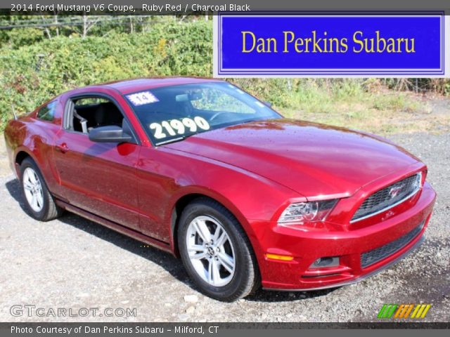 2014 Ford Mustang V6 Coupe in Ruby Red