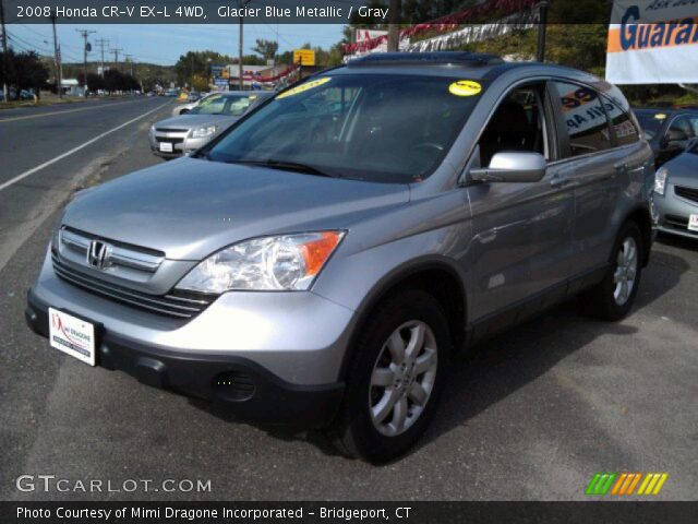 2008 Honda CR-V EX-L 4WD in Glacier Blue Metallic