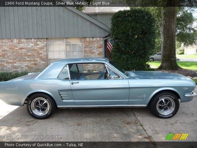 1966 Ford Mustang Coupe in Silver Blue Metallic