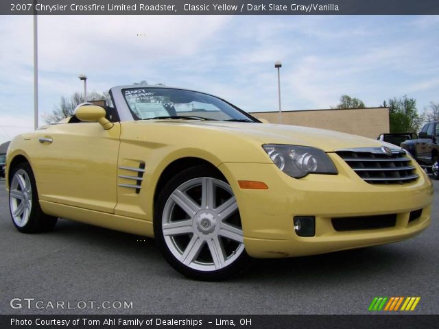 2007 Chrysler Crossfire Limited Roadster in Classic Yellow