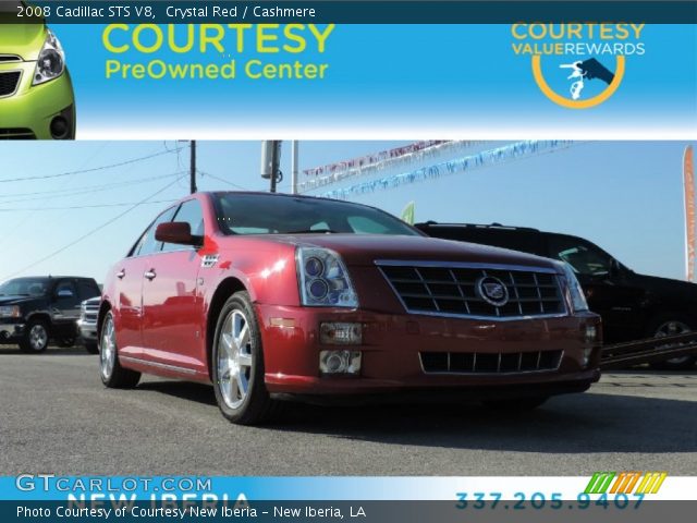 2008 Cadillac STS V8 in Crystal Red