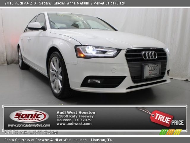 2013 Audi A4 2.0T Sedan in Glacier White Metallic