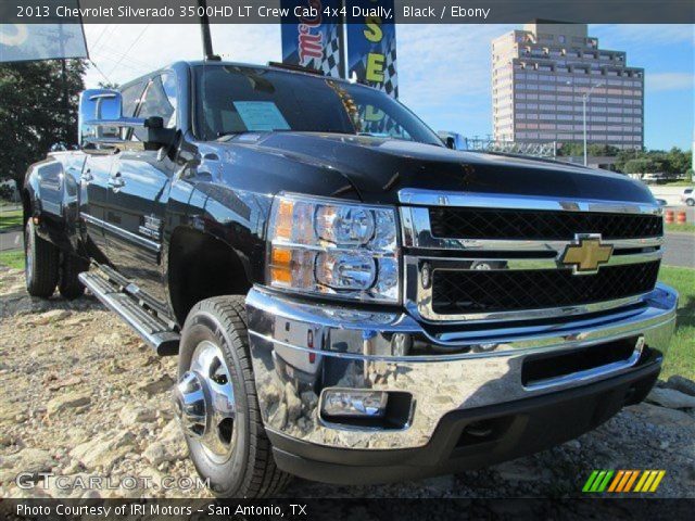 2013 Chevrolet Silverado 3500HD LT Crew Cab 4x4 Dually in Black