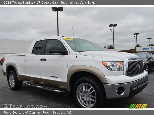 2011 Toyota Tundra X-SP Double Cab in Super White