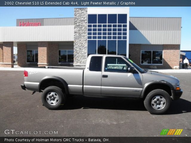 2002 Chevrolet S10 LS Extended Cab 4x4 in Light Pewter Metallic