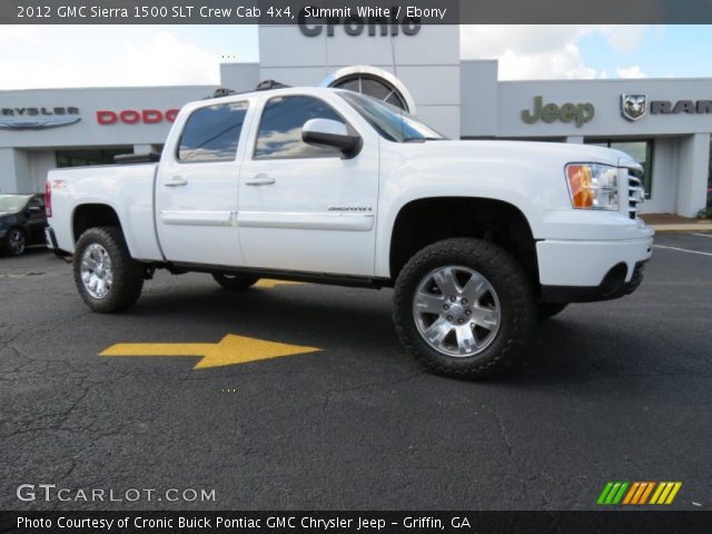 2012 GMC Sierra 1500 SLT Crew Cab 4x4 in Summit White