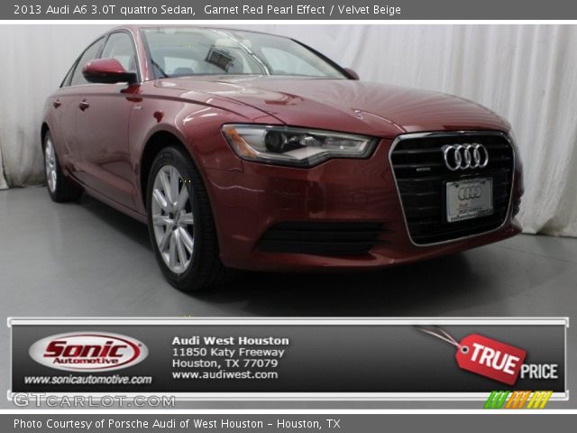 2013 Audi A6 3.0T quattro Sedan in Garnet Red Pearl Effect