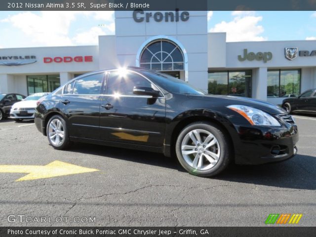 2012 Nissan Altima 3.5 SR in Super Black