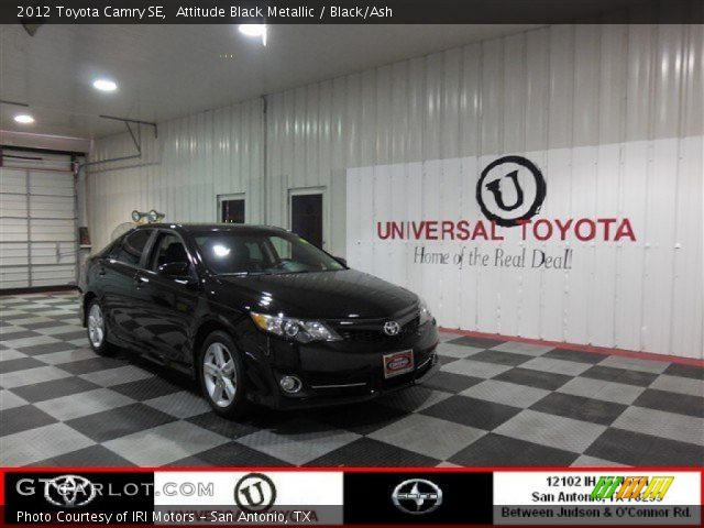 2012 Toyota Camry SE in Attitude Black Metallic