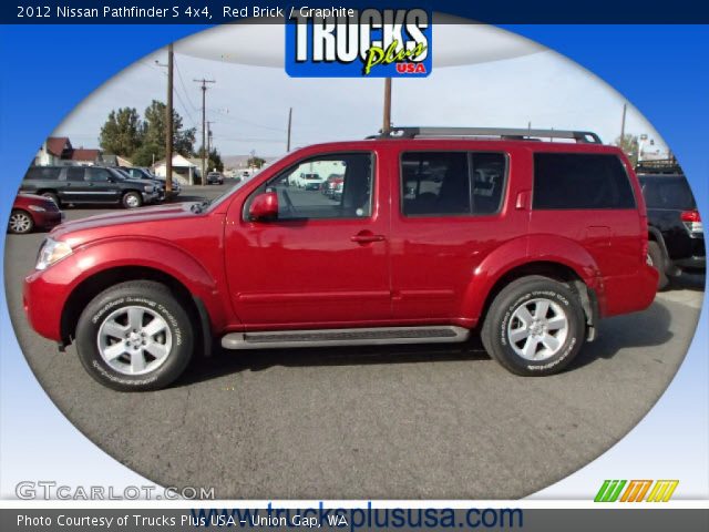 2012 Nissan Pathfinder S 4x4 in Red Brick