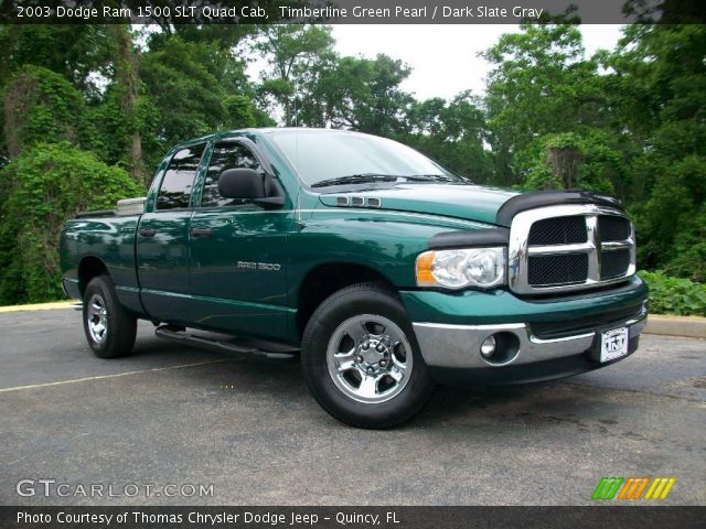 2003 Dodge Ram 1500 SLT Quad Cab in Timberline Green Pearl