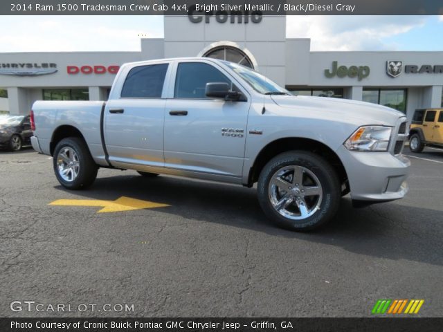 2014 Ram 1500 Tradesman Crew Cab 4x4 in Bright Silver Metallic