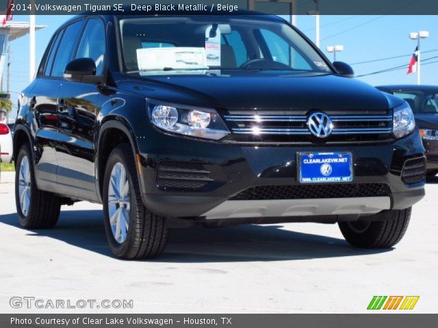 2014 Volkswagen Tiguan SE in Deep Black Metallic
