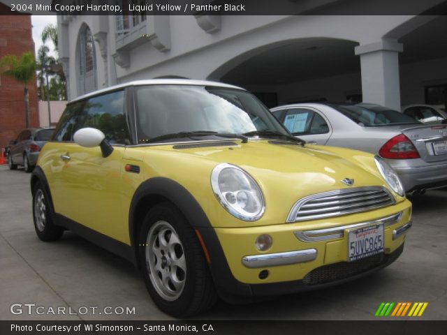 2004 Mini Cooper Hardtop in Liquid Yellow