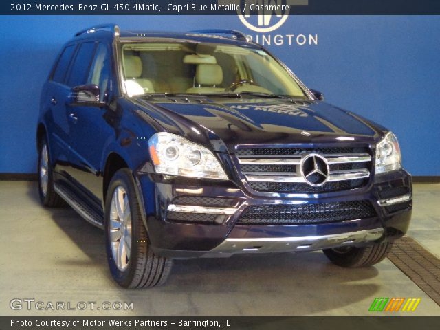 2012 Mercedes-Benz GL 450 4Matic in Capri Blue Metallic