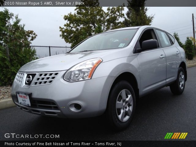 2010 Nissan Rogue S AWD in Silver Ice