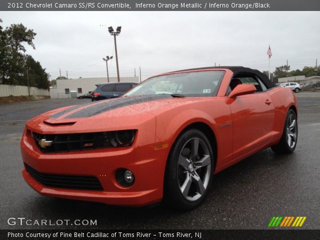 2012 Chevrolet Camaro SS/RS Convertible in Inferno Orange Metallic