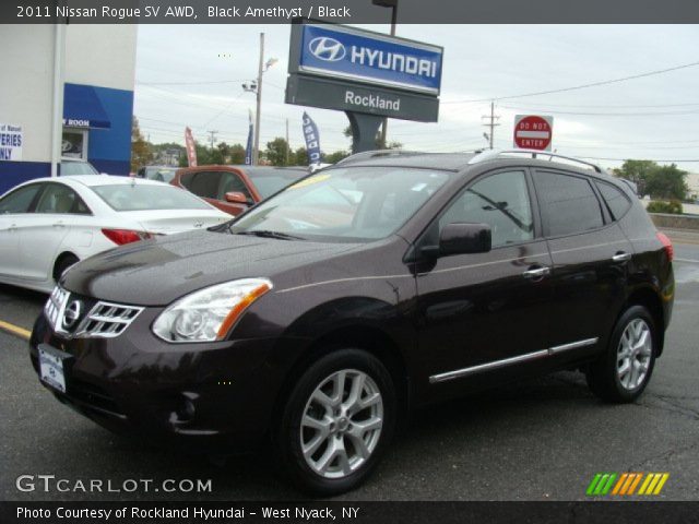 2011 Nissan Rogue SV AWD in Black Amethyst