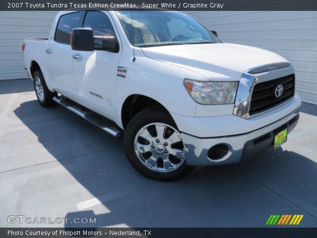 2007 Toyota Tundra Texas Edition CrewMax in Super White