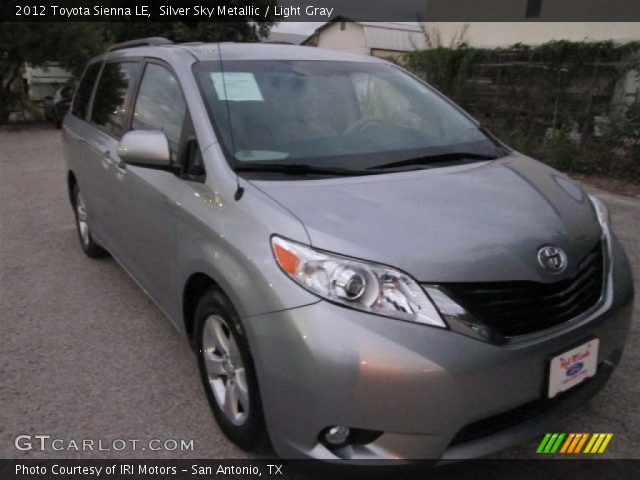 2012 Toyota Sienna LE in Silver Sky Metallic