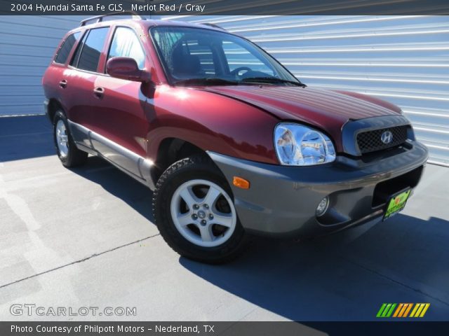 2004 Hyundai Santa Fe GLS in Merlot Red