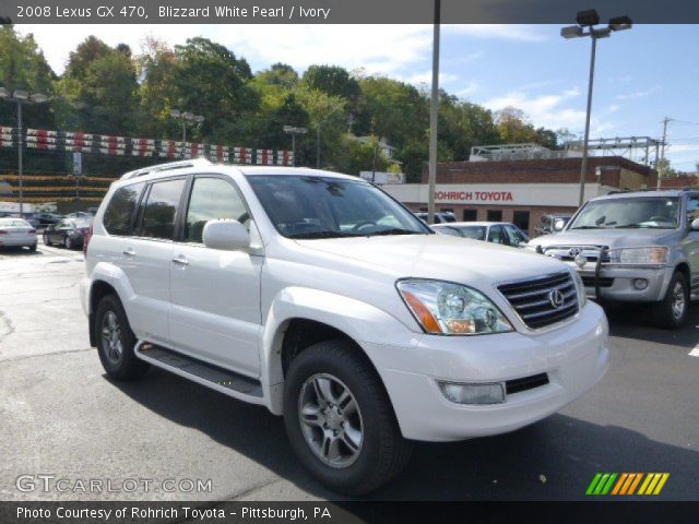 2008 Lexus GX 470 in Blizzard White Pearl