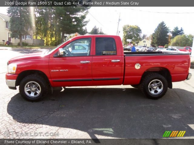 2006 Dodge Ram 1500 ST Quad Cab 4x4 in Flame Red